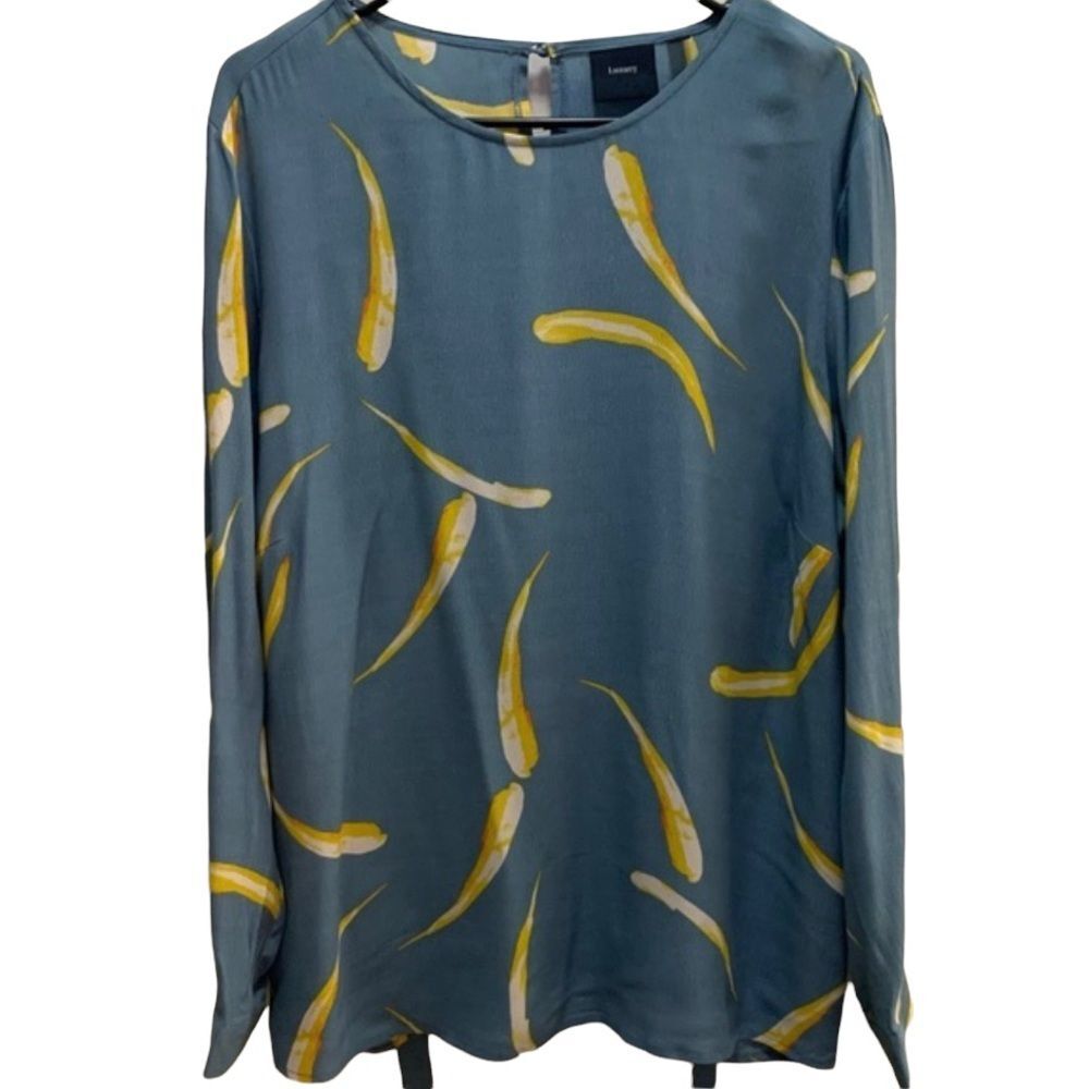 I.scenery Long Button Cuff Sleeves Talulah Print Tie Waist Detailing